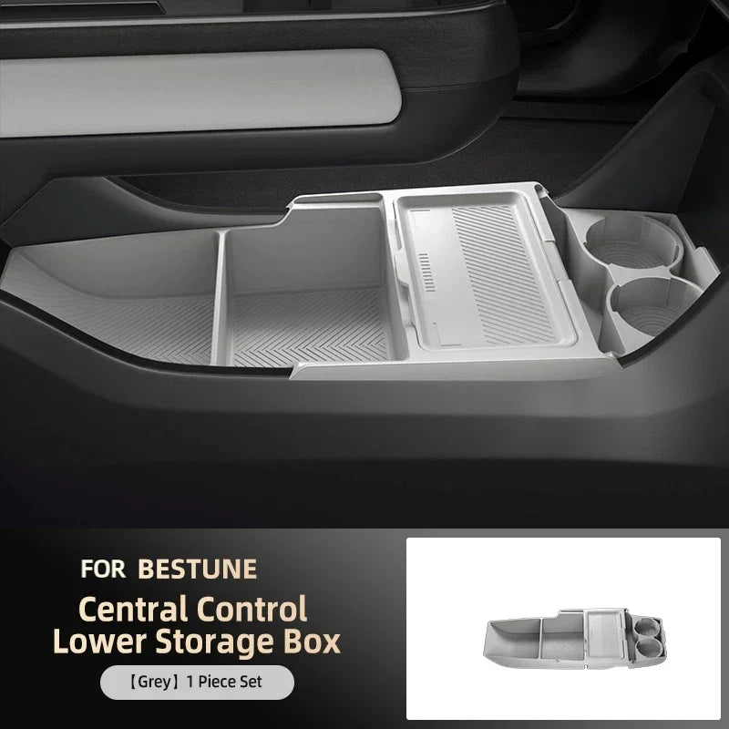 Silicone Storage Box 2025 FOR FAW Bestune Yueyi 03 Center Console Modification Anti-slip Pad Accessories Organizer Decoration
