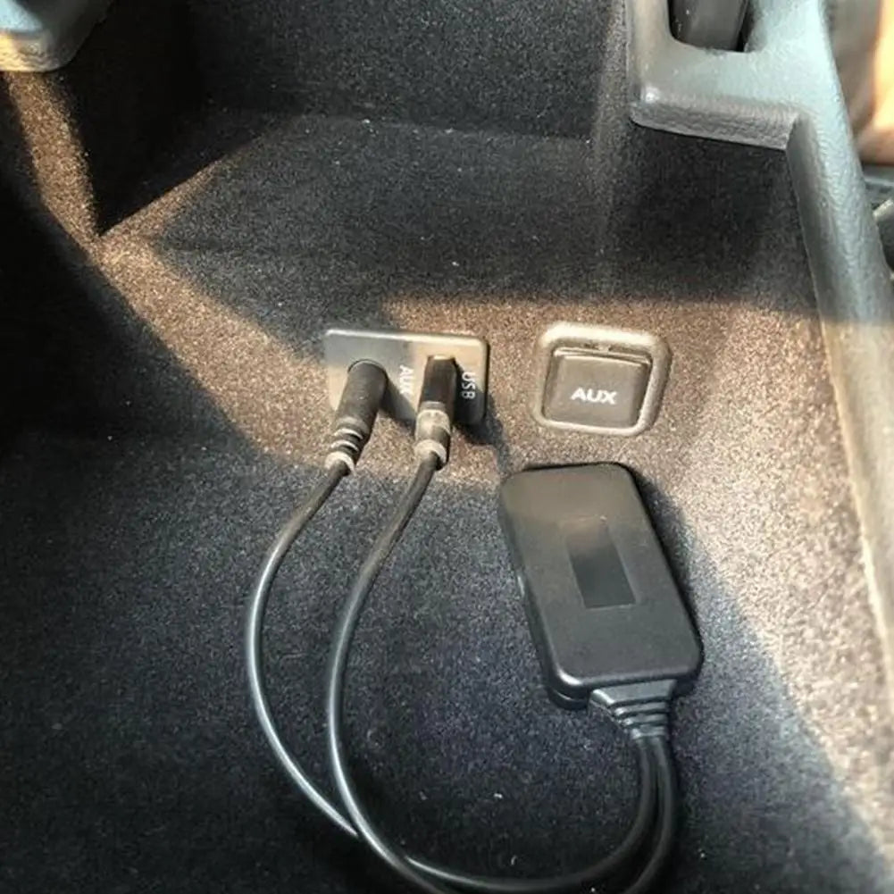 Car AUX Bluetooth Audio Cable Adapter Tools Charger Adapter Connecting Cigarette Lighter For BMW E90 E91 E92 Auto Accessories