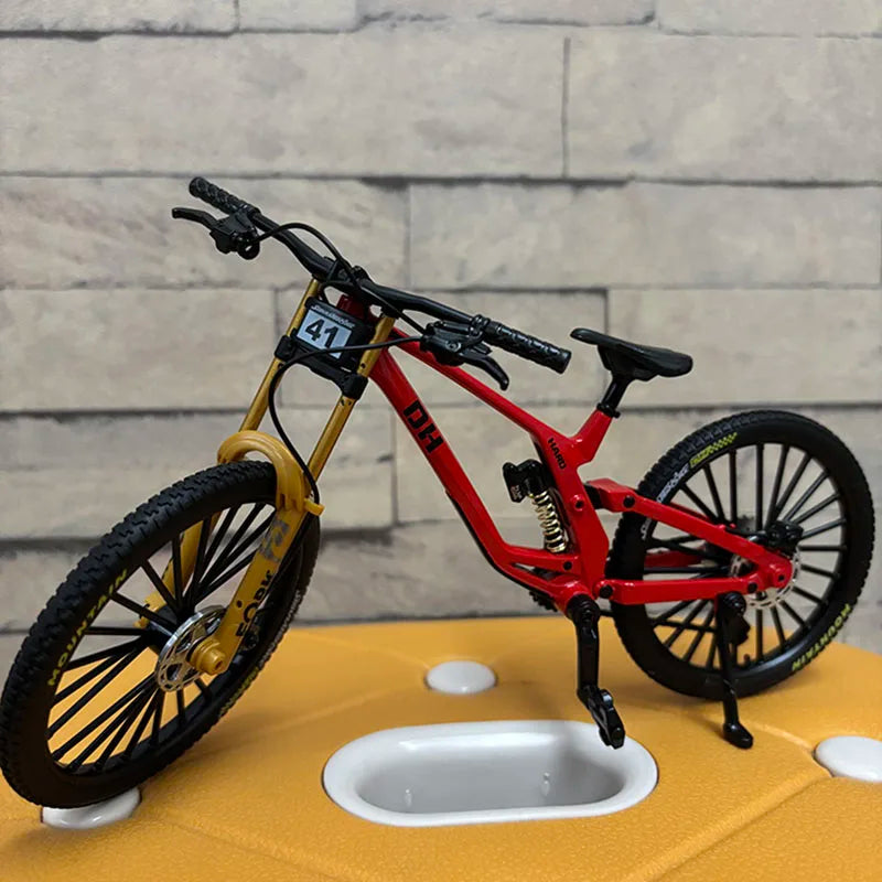 1:8 Model Alloy Bicycle Diecast Mini Finger Bikes Toys Simulation Collection Gifts Toys for Boys 41A