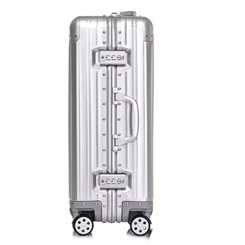 COLENARA Suitcase Full Aluminum Magnesium Alloy Boarding Box Large Capacity Trolley Case 20"24"26"29 Inch Travel Bag Luggage
