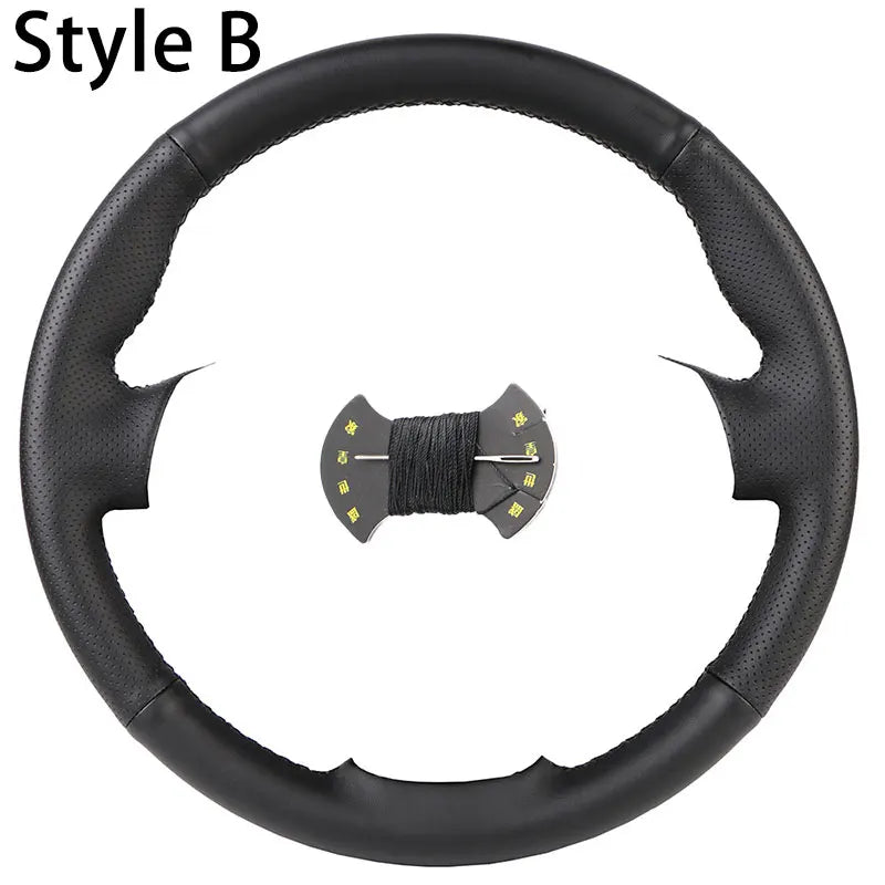 Soft Car Steering Wheel Cover For Fiat Bravo Doblo Opel Combo Grande Punto Linea Qubo Vauxhall Non-Slip Steering Wheel Protector