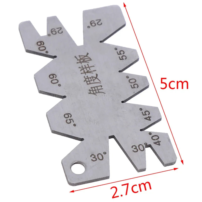 17 Blades Spark Plug Thickness Gap Metric Filler Feeler Gauge Metric Measurement 0.02 to 1mm Steel Measuring Tools 100mm