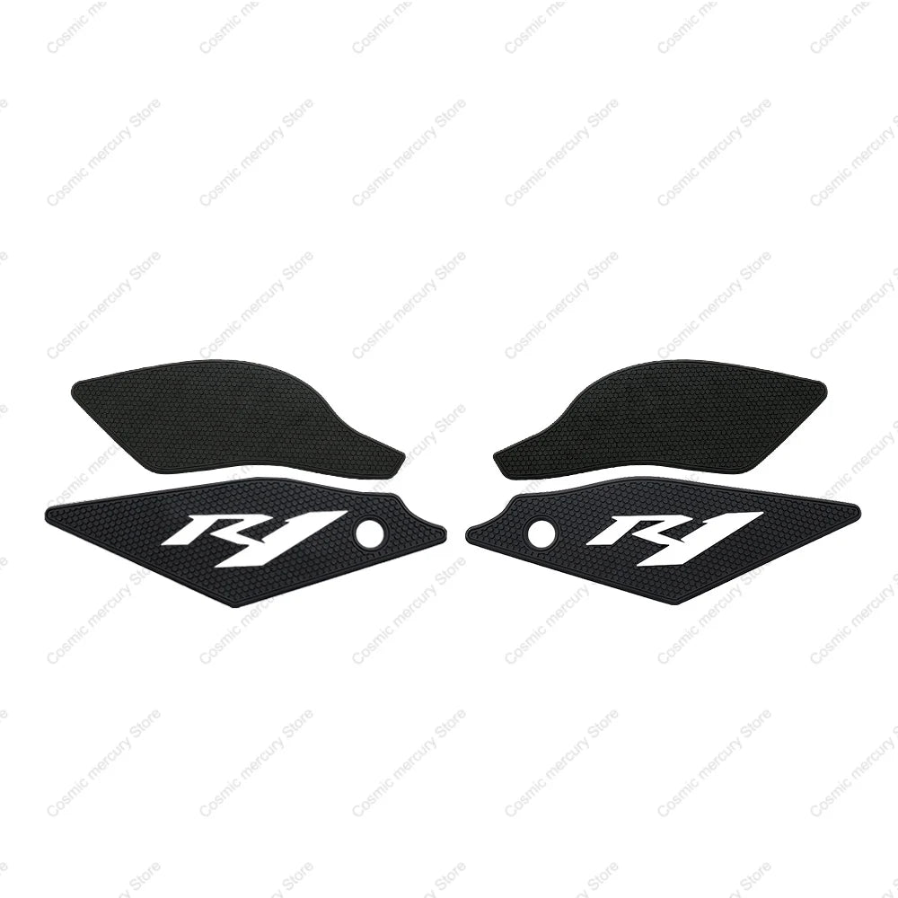 Motorcycle Non-slip Side Fuel Tank Stickers Waterproof Pad Rubber Sticker Tank Pad For Yamaha YZF R1 R1M YZFR1 2020 - 2024