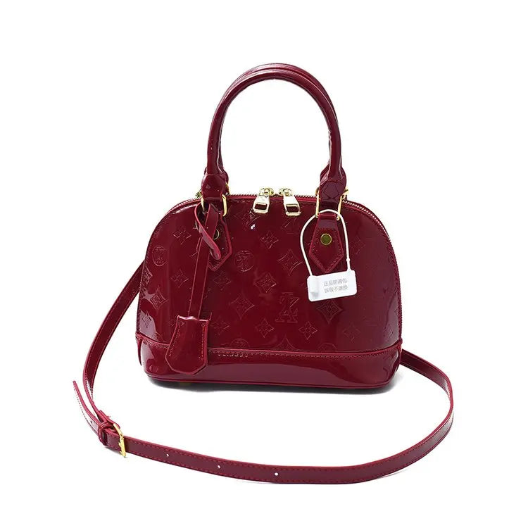 High-End Women's Shoulder Bag Crafted From Meteor-Patterned Leather Featuring Elegant Slovakia Vintage Lightweight Soft Look