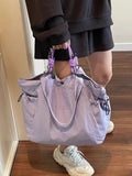 2026 New Stylish Lightweight Nylon Large Capacity Travel Tote Bag for Women Casual Shoulder Handbag Versatile