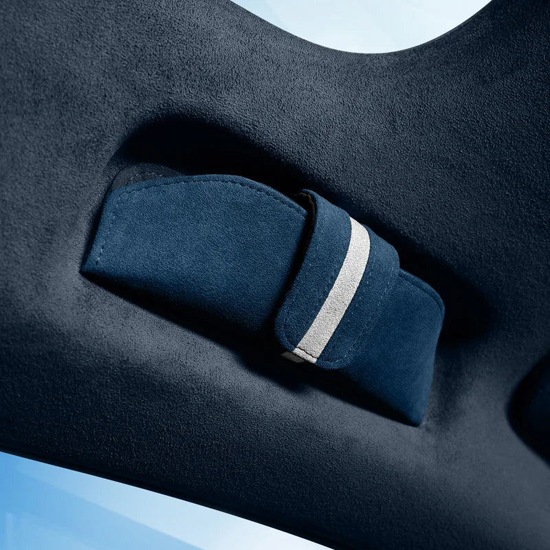 Alcantara Suede Magnetic attraction Car Glasses Case Storage Box Sunglasses Holder For ZEEKR 001