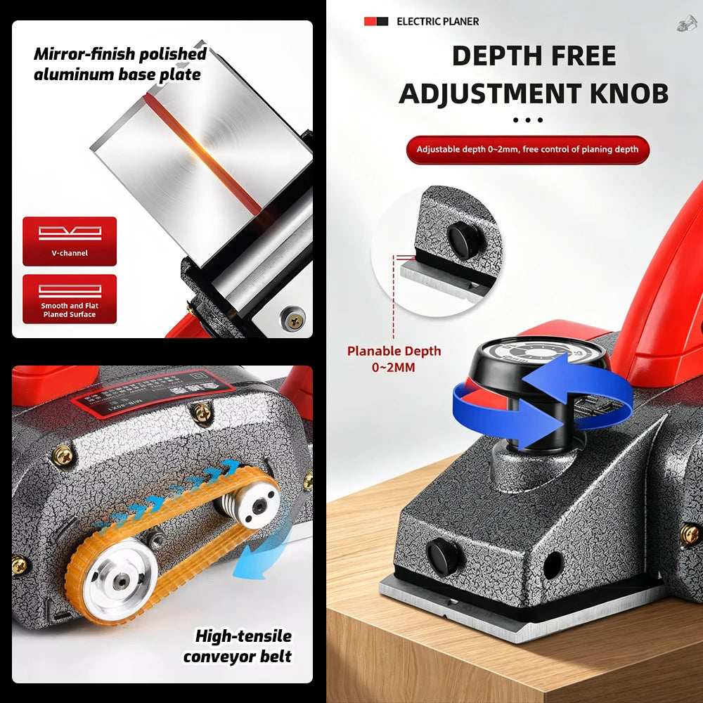 220V High Power Electric Wood Router Trimmer Handheld Wood Milling Engraving Slotting DIY Carpentry Woodworking Power Tools