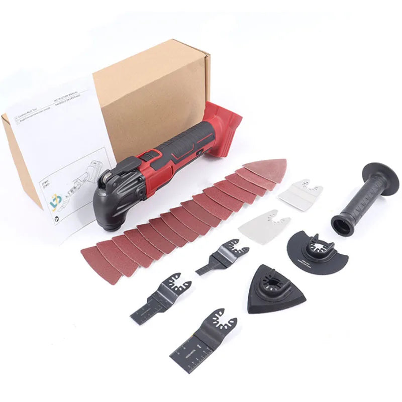 For Milwaukee 18V Battery Electric Oscillating Multi Function Tool 6 Gears Cordless Vibration Trimmer Cutting Saw Power Tools