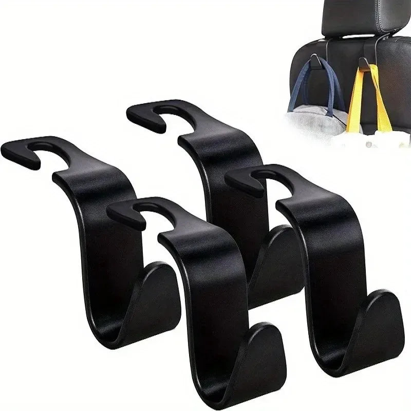 2/4PCS Automobile Pendant Supplies Headrest Hook Hidden Car Rear Seat Back Car Multi-Function Seat Hook