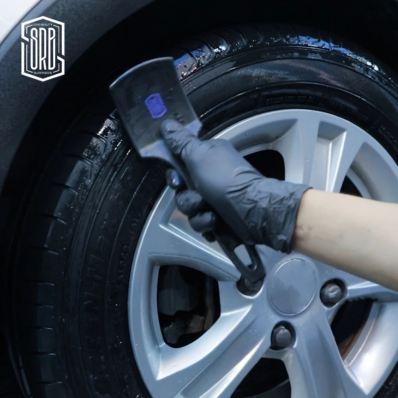 SURAINBOW Premium Car Cleaning Kit - Durable Tire & Wheel Brush With Stiff Bristles, Detailing Brush For Carpet And Interior