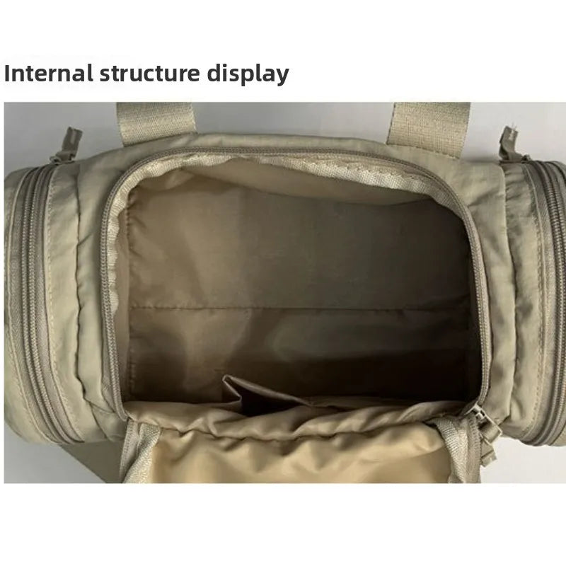 Large Capacity Commuting Crossbody Bags for Women Yoga Sports Shoulder Handle Bag Textured Casual and Versatile Bags for Travel