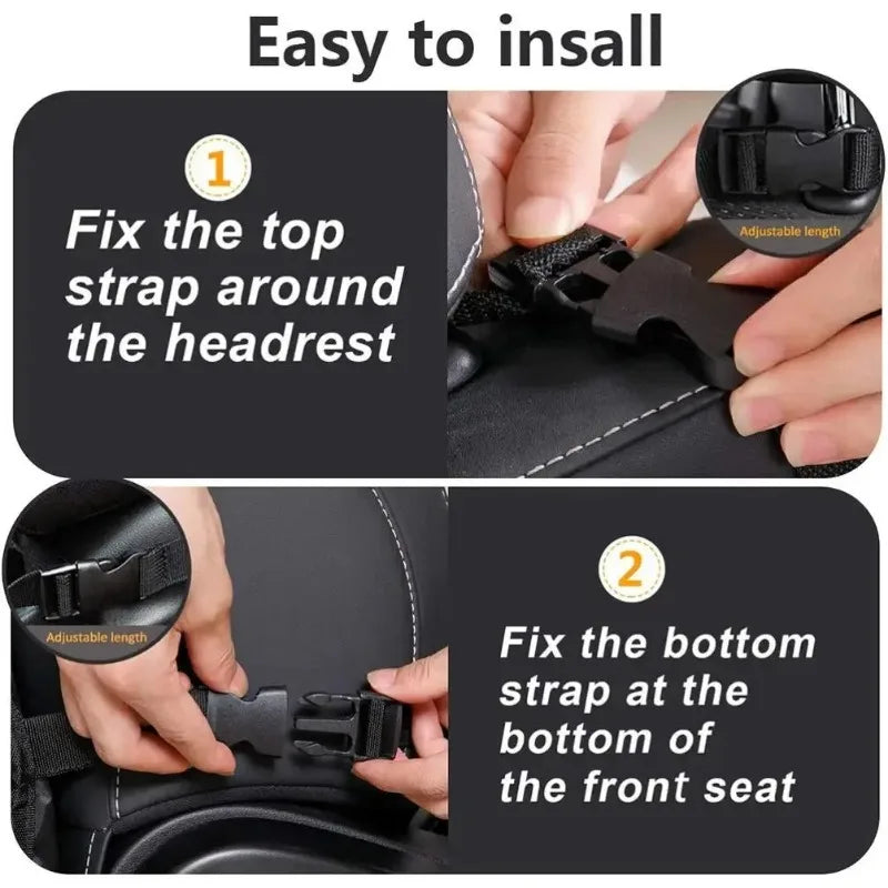 Car Interior Accessories Car Seat Back Storage Anti-kick Bag Simple Oxford Material Snack Toy Storage Bag Car Storage Bag