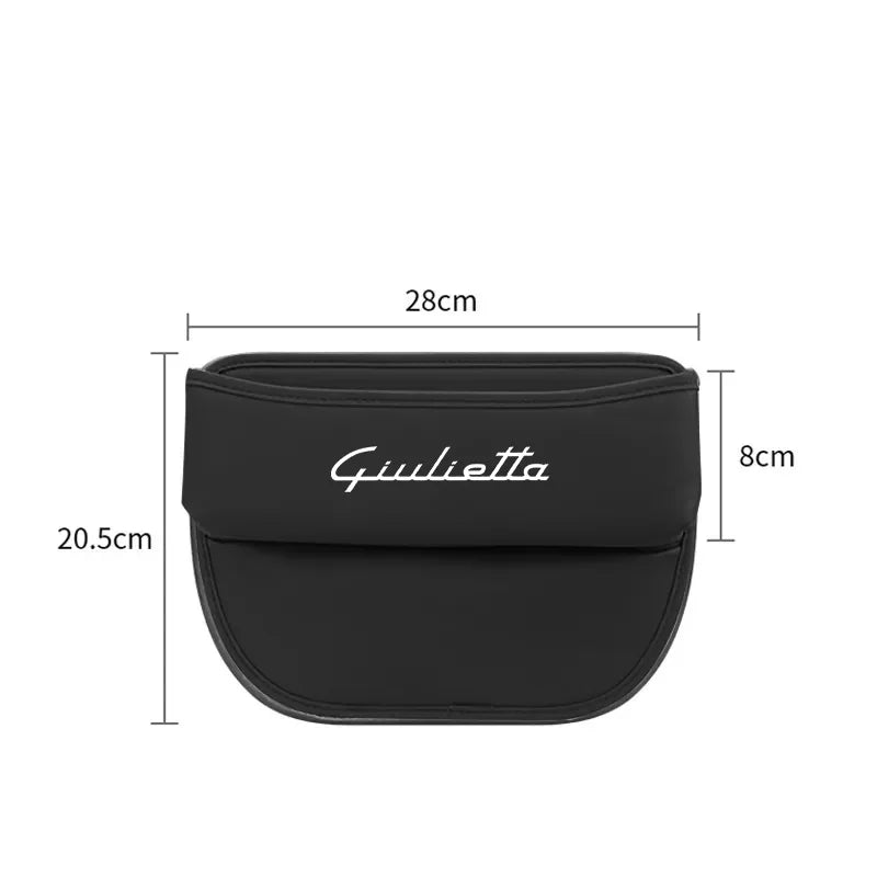 Car Front Seat Slit Catcher Side Seat Gap Filler Organizer Special Seat Crevice Storage Box for Alfa Romeo GIULIETTA MITO GIULIA