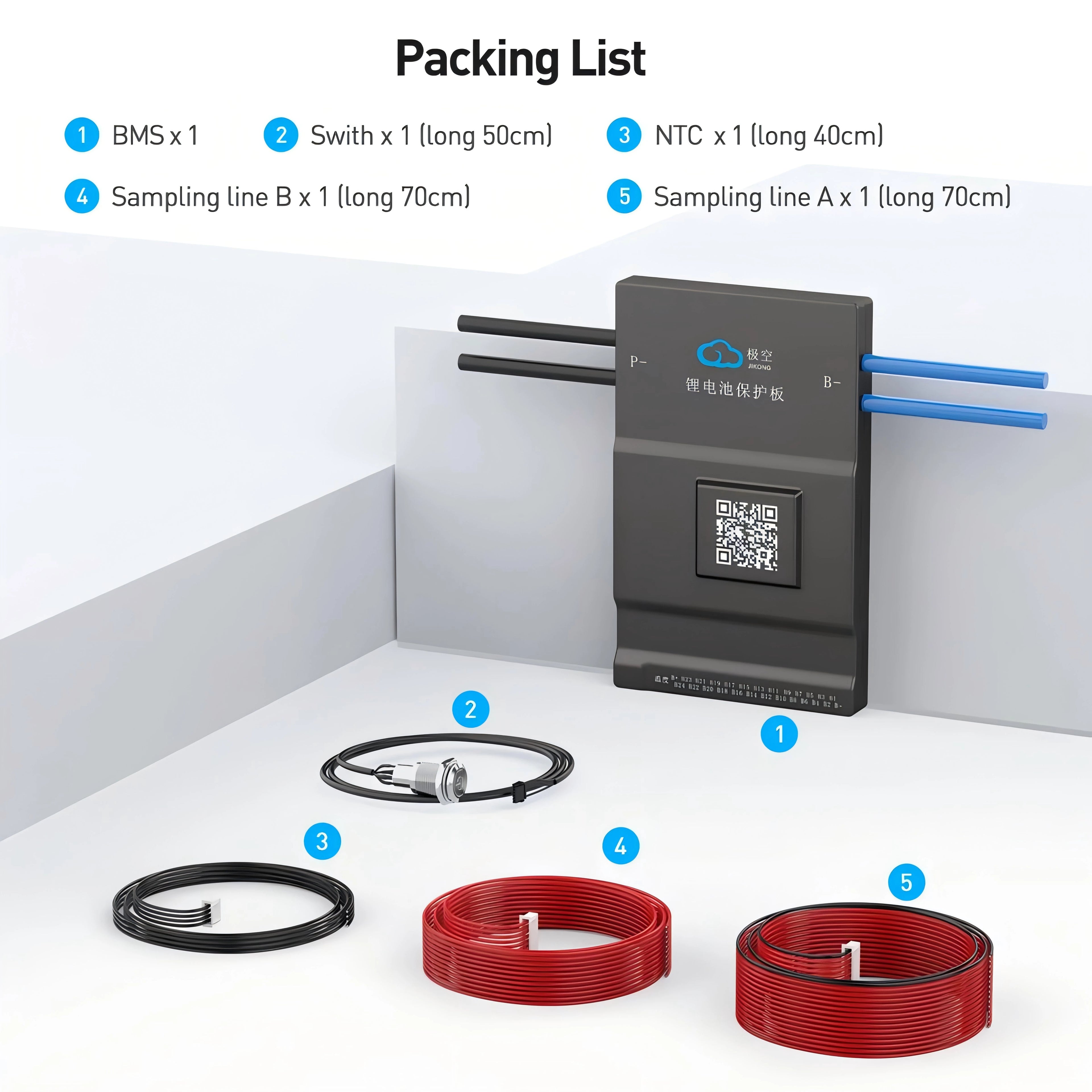 JIKONG Jk Bms B1A20S15P 1A Active Balance Bms 8S 10S 12S 16S 17S 20S 24S Smart Bms 100A 150A 200A Lifepo4 Li-Ion Lto Battery BMS