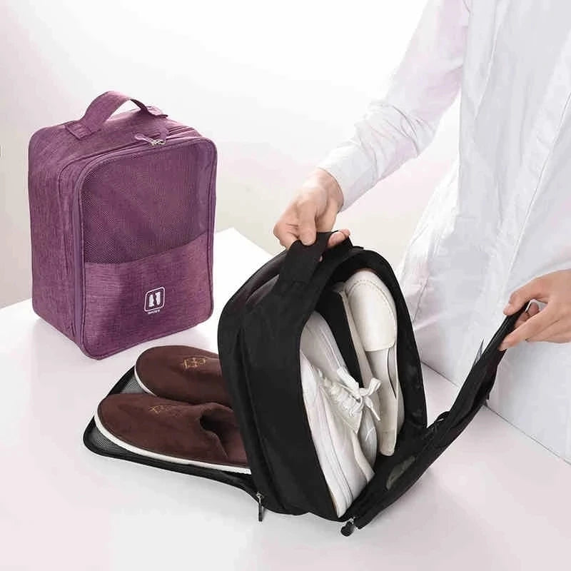 Portable Travel Shoe Bag Slippers Sorting Bag Wardrobe Organizers Multifunction Travel Accessories Shoe Organizer Storage Bag