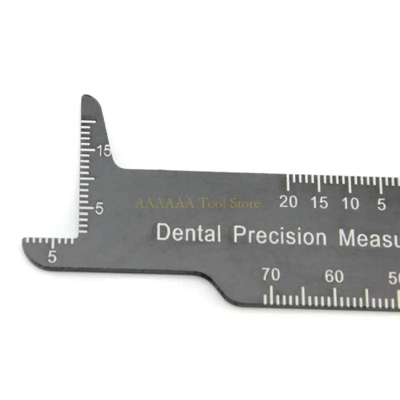 A2BE Aluminum Ruler Precisions Dental Tool Clear Scale for Exact Dental Measurements