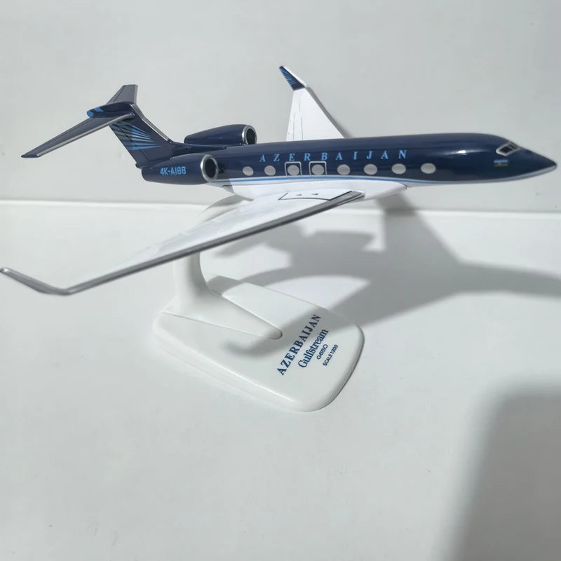 JASON TUTU Azerbaijan Airlines Gulfstream G650 Aircraft Diecast 1/200 Scale Planes Airplane Model Plane Model Gift
