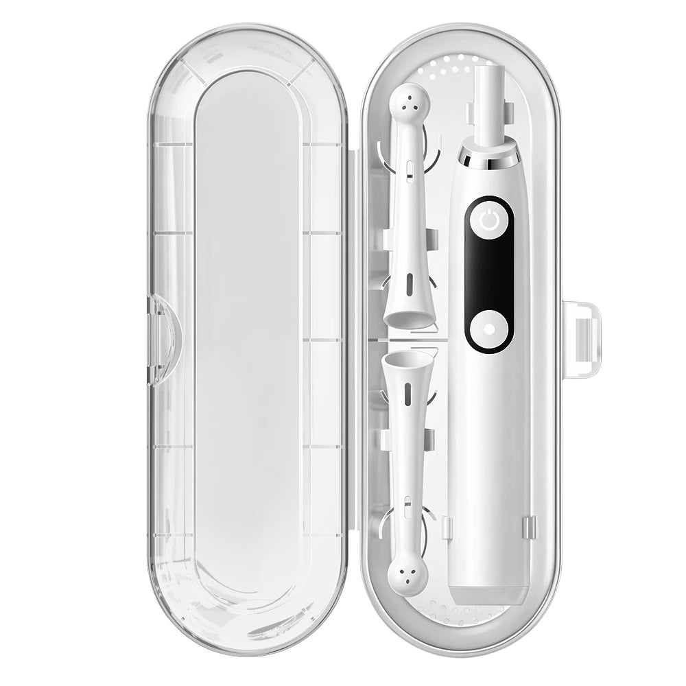 Universal Clear Toothbrush Travel Case for Household Travel, Compatible with Oral B, iO and Philips Sonicare Electric Toothbrush