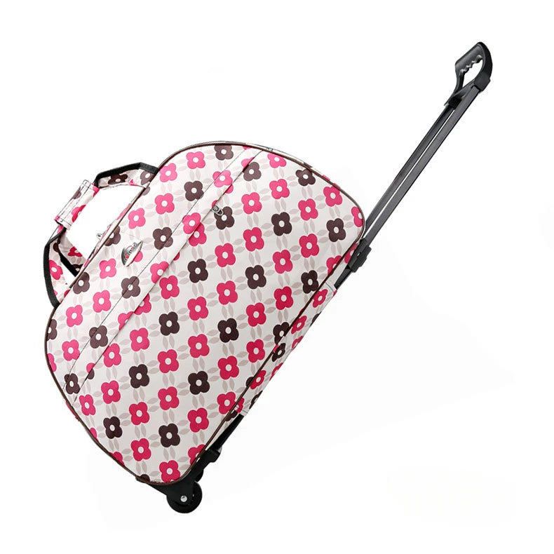 Travel Trolley Bag With Wheels Business Rolling Luggage Wheeled Bag Trolley Suitcase Waterproof Fashion Men Women Travel Bags