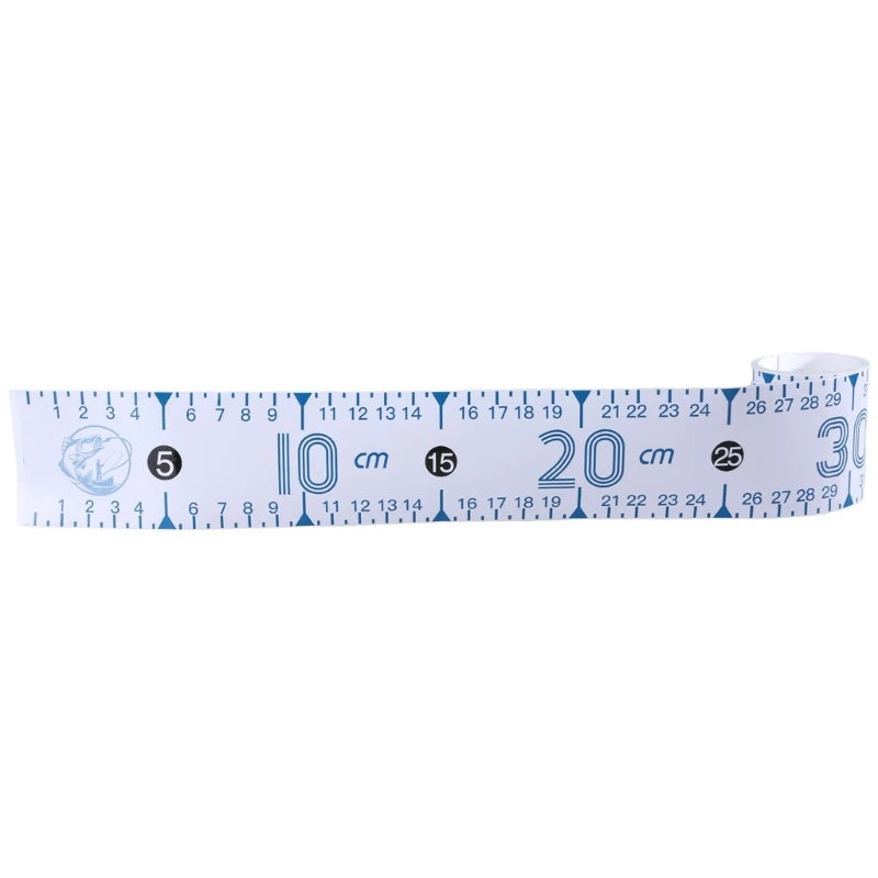 Sticker Tape for Boats Kayak Fishing Fish Measuring Device Fishing Ruler Adhesive Fish Ruler, 51Inch Fish Measuring Tape