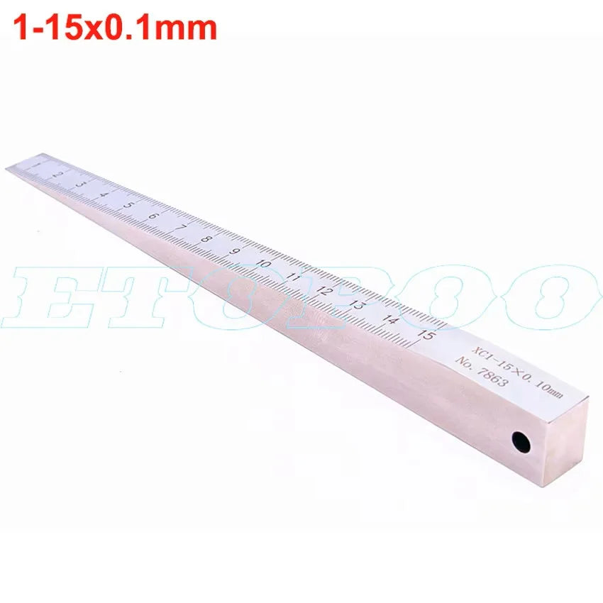 Wedge Feeler Gauge 1-15mm 0.5-10mm 0.4-6mm Crack Flatness Layout Insert Welding Taper Measure Tool for Precision Measurement