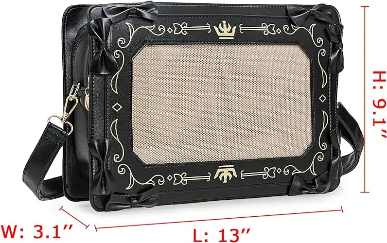 Inner Lolita Itabag Female women Shouder Crossbody Bags DIY ita bag Cute Japanese hot girls PU Handbag