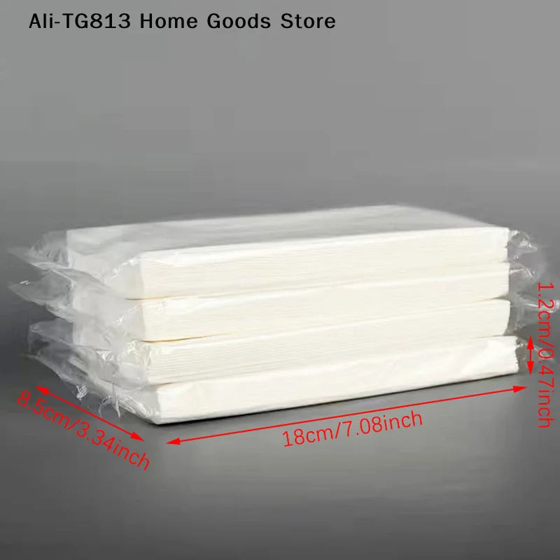 [TG813]5 Pack Car Tissue With 30 Pieces Tissue In Side Per Pack For Car Tissue Box Paper Refill For Vehicle Home Bathroom Usage