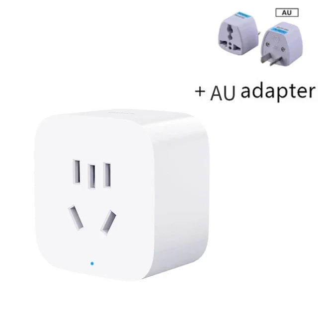 Xiaomi Mijia Smart Socket 3 WIFI Power Statistics Version Wireless Remote Control Adaptor Power On Off Work With Mi home APP