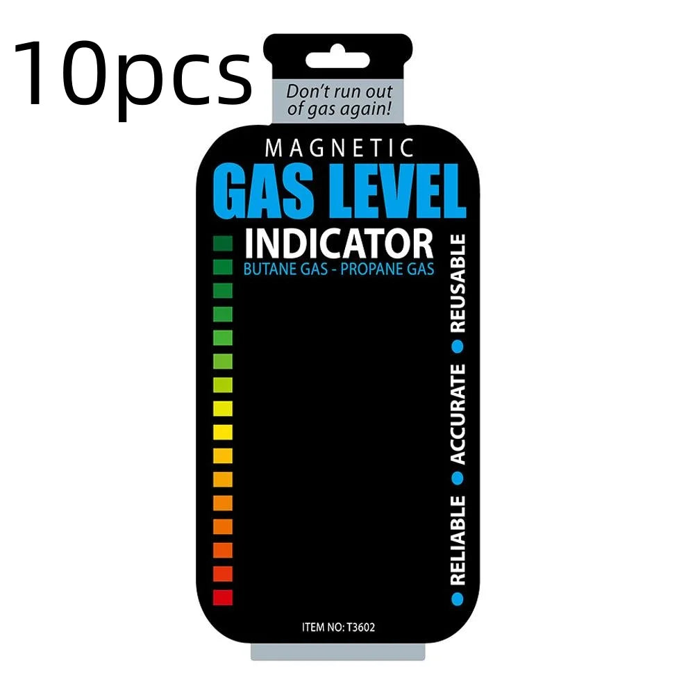 1/3/5/10 PCS Propane Butane LPG Fuel Gas Tank Level Indicator Magnetic Gauge Bottle Temperature Measuring Stick Test Card