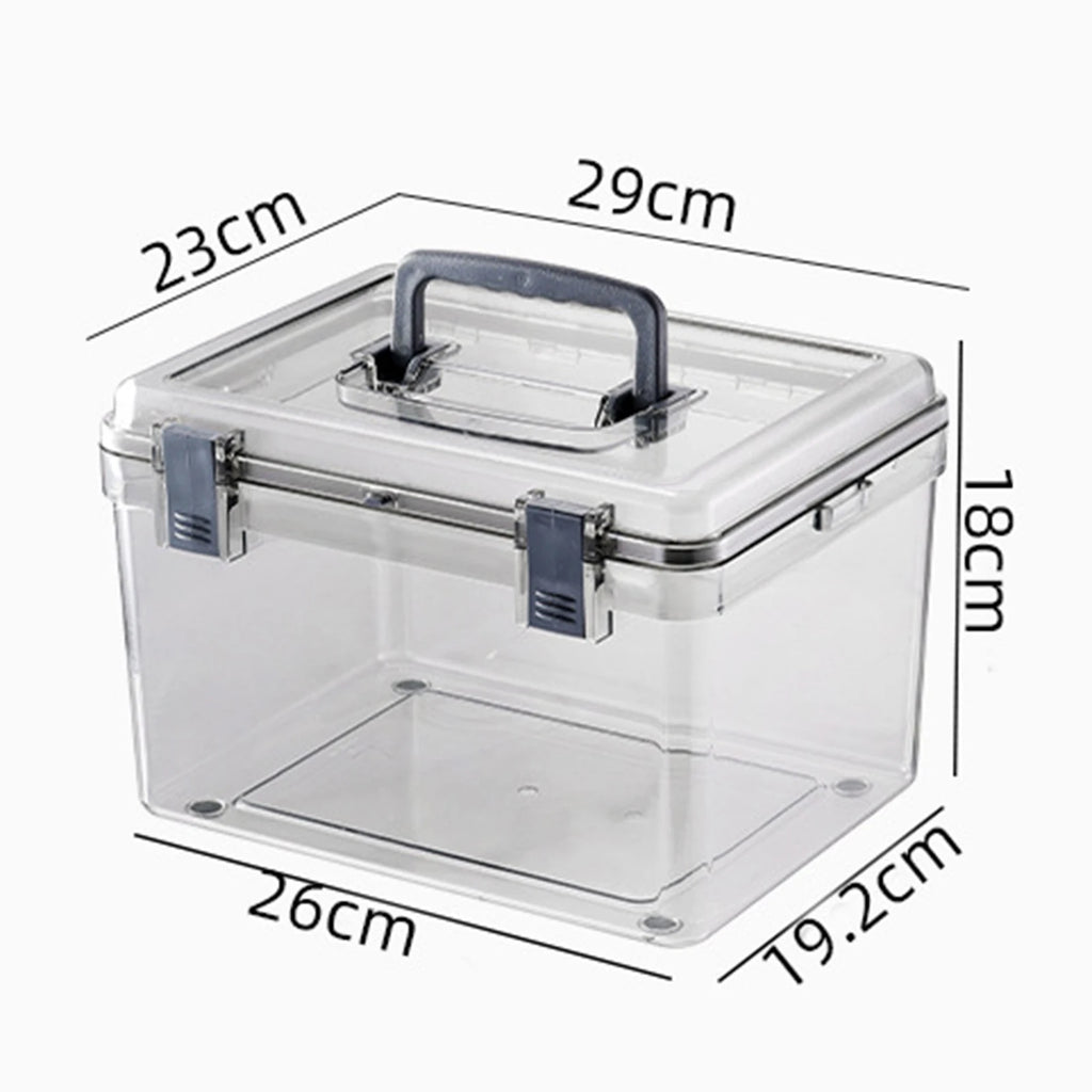 Camera Case with Handle Clear Sealing Drying Storage Box Good Anti Impact Durable Portable Dustproof Photographic Equipment Case