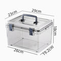 Camera Case with Handle Clear Sealing Drying Storage Box Good Anti Impact Durable Portable Dustproof Photographic Equipment Case