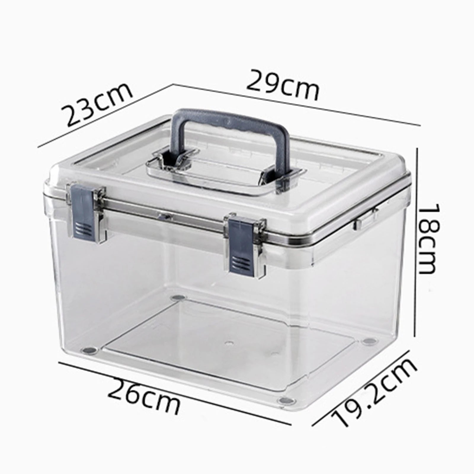 Camera Case with Handle Clear Sealing Drying Storage Box Good Anti Impact Durable Portable Dustproof Photographic Equipment Case