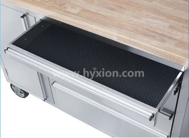 72" Tool Chest With Wooden Top Workbench Kraftwelle Tool