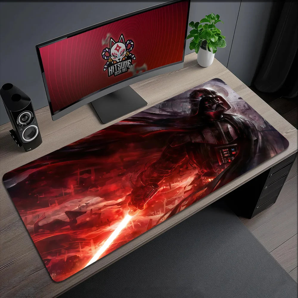 Mouse Pad Non-slip Lockedge Office Student STAR Gaming Thickened Movie Large W-WARS Fiction Science Writing Cushion MousePad