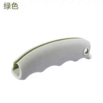 Silicone anti pinch hand effortless vegetable picker plastic bag handle