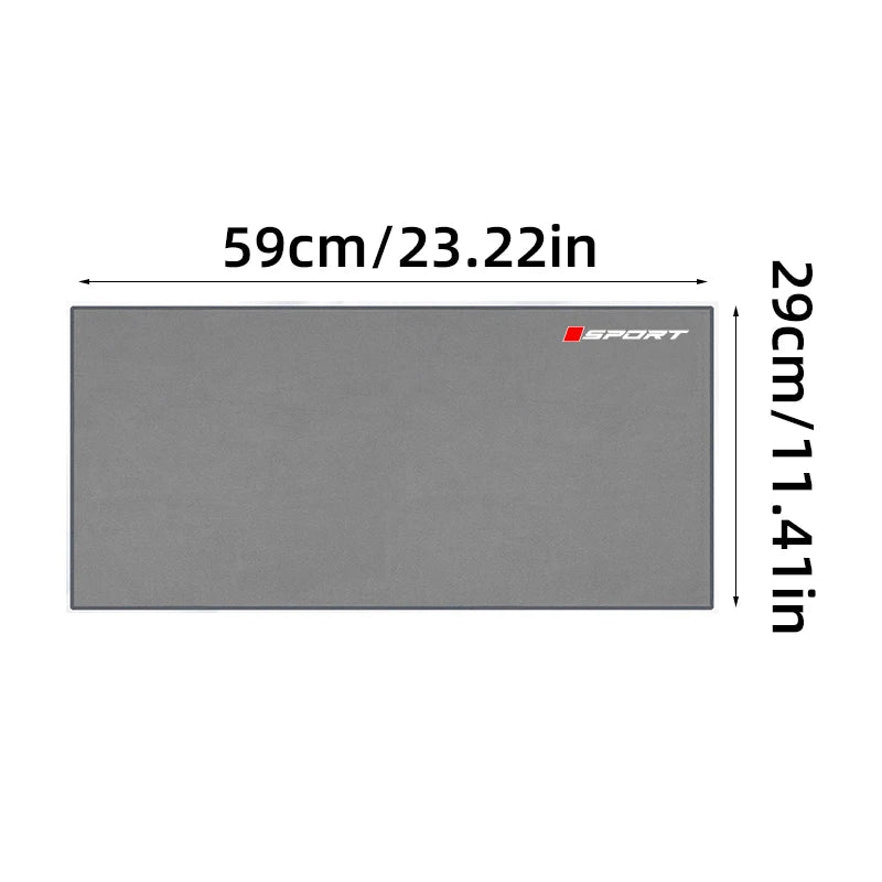 2Pcs Non-Falling Hair Suede Car Wash Towel for Audi A1 A3 A4 A5 A6 A7  Interior Cleaning Cloth Efficient Drying Auto Accessories