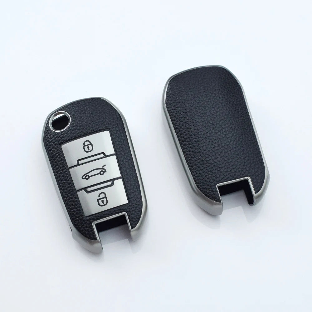 TPU Car Key Case Fob for Opel Corsa D F A E Grandland X Crossland Combo Cap for Citroen C4 Cactus C5 Aircross Berlingo Fob