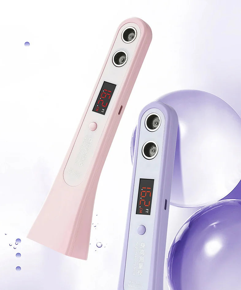 Portable Ultrasonic Digital Height Measuring Ruler for Kids - High Accuracy Electronic Height Measurement Device for Children