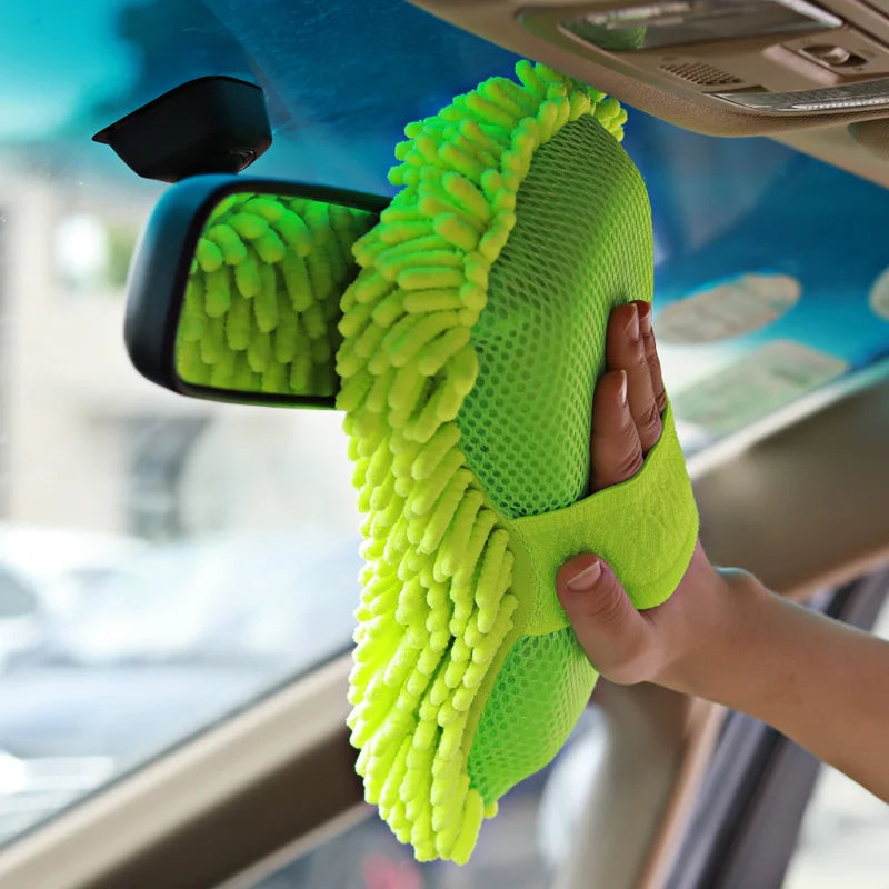 Thick car wash sponge, specialized cleaning mop for car cleaning, plush car supplies, soft and portable