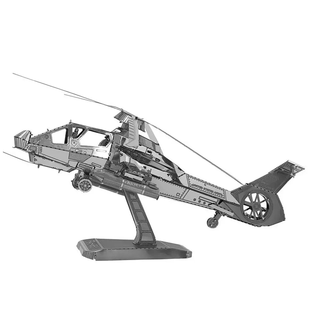 DIY 3D Metal Aircraft Model Kit Alloy Military Airplane Puzzle Educational Assembly Toy for Hobbyists & Collectors