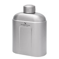 Boundless Voyage Camping Titanium Bottle with Carry Bag 1.1L Open Flame Heating Canteen Leakproof Drinkware for Hiking Ti3012D