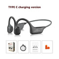 2024 Classic DG08 Bone Conduction Headphone Wireless Bluetooth Headset with MIC BT 5.3  Waterproof for Sport Running Workouts