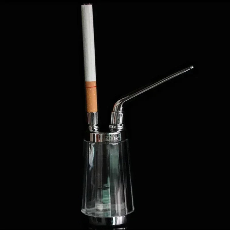 2022 New  Popular Bottle Water Pipe Portable Mini Hookah Shisha Tobacco Smoking Pipes Gift of Health Metal Tube Filter