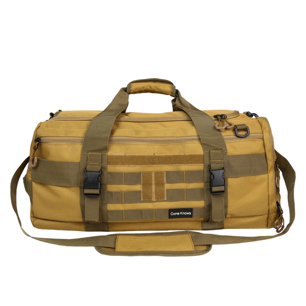 German Large-Capacity Trendy Travel Bag Canvas Tote Bag for Men on Business Trips and Travel, Portable Storage Bag for Women, Sports and Fitness Bag for Off-Road Camping