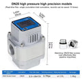 High Precision Gas Flow Meter Digital LCD Display Roots Flowmeter for Liquefied Natural Gas Oxygen Industry-Grade DN15/20/25