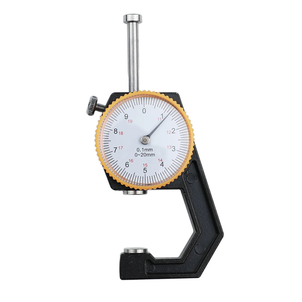 Portable Mini Precise Digital Thickness Gauge Meter Tester Micrometer Big Head 20mm Large LCD Electronic Dial Indicator