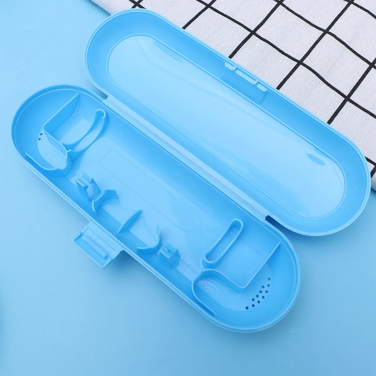 2Pcs Premium Electric Toothbrush Holder Box Compact Travel Case for Electric Toothbrush Head and Handle Eco Friendly PP Material