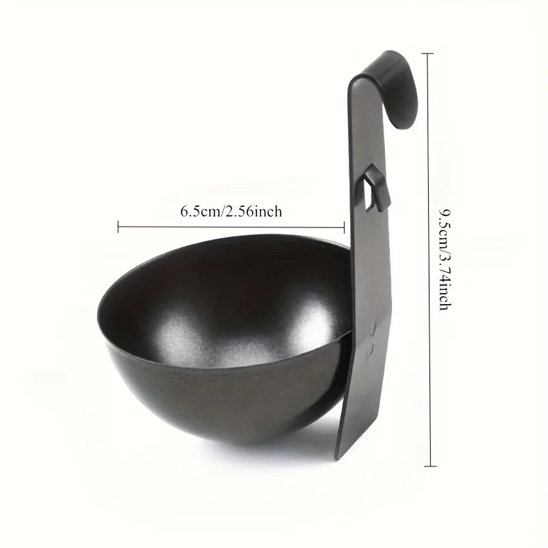 Stainless Steel Non-Stick Egg Boiling Mold - High Temperature Resistant, with Handle, Used for Making Perfect Eggs, Kitchen Cooking