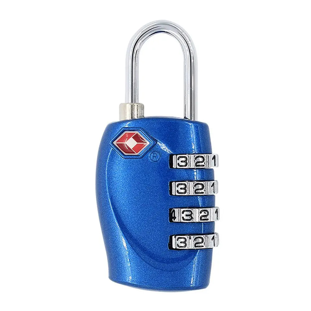 TSA330 Suitcase Luggage Smart Combination Lock 4 Digit Password Lock Padlock TSA Customs Code Lock