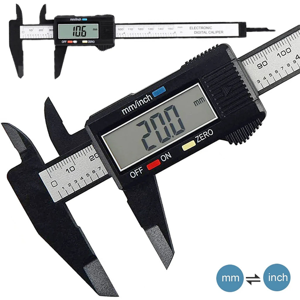 Digital Caliper 0-150mm/6 Inch 0.01mm Accuracy for CNC/3D Jewelry Printing Electronic Digital Measuring Tool Vernier Micrometer